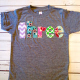 Flowers girly girls birthday outfit roses Purple pink green aqua lavender birthday outfit 3 year old Girls 3rd Birthday shirt Three shirt