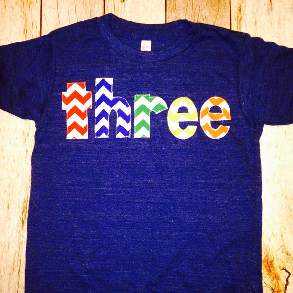Primary color, three birthday outfit, 3rd Birthday shirt, boy first birthday, red, yellow, grass green, indigo blue, favor 3 year old, chevr