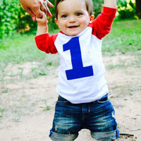 1 year pictures birthday shirt Red white blue My First Birthday Red and White Raglan Shirt- Raglan boys 1st Birthday Boy one cake smash