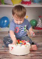 Cake Smash Birthday Shirt one red dots royal chevron green argyle boys 1st athletic blue Birthday Shirt first birthday primary colors