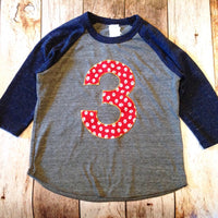 Dog Paws birthday shirt animals pet zoo patrol navy grey Boys 2 3 4 5 6 7 8 Year Old sports raglan basball red footprints puppy prints cubs