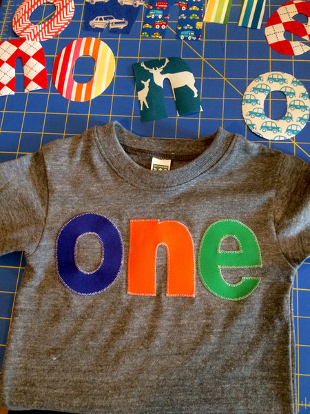 one for 1st Birthday chevron Number for any Birthday- pick your colors