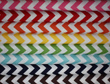 Six 6 6th Birthday Rainbow Chevron Number for any Birthday -  Pick a chevron color Birthday Shirt