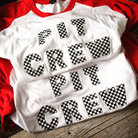 Pit crew race car birthday shirt Big Brother little sister big bro lil sis grandma granny grandpa papa mom dad birthday shirt family