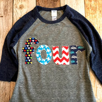 Cars airplane birthday shirt Boy four 4th Birthday Navy and Grey Raglan blue aqua teal turquoise red beetle mini beatle truck transportation