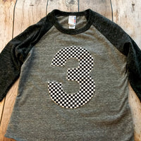 race car birthday shirt, racecar birthday shirt, checkered flag birthday shirt, checker flag, 1st, 2nd, 3rd, 4th, cars, 1, 2, 3, 4, year old
