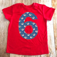 Sloth birthday outfit shirt, zoo jungle 3 for 3rd boys 1 2 3 4 5 6 7 8 year old girl third three animals