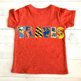 Construction Truck fIrst birthday shirt, dump truck, bulldozer, 1st birthday, one shirt boy sewn appliqué embroidery boy