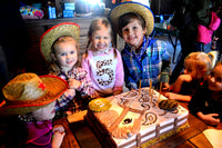 Brown Cow -Farm Tractor Shirt Birthday Pink and White Raglan Number or Any Birthday Number on Birthday Shirt
