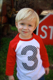 race car birthday shirt, racecar birthday shirt, checkered flag birthday shirt, checker flag, 1st, 2nd, 3rd, 4th, cars, 1, 2, 3, 4, year old