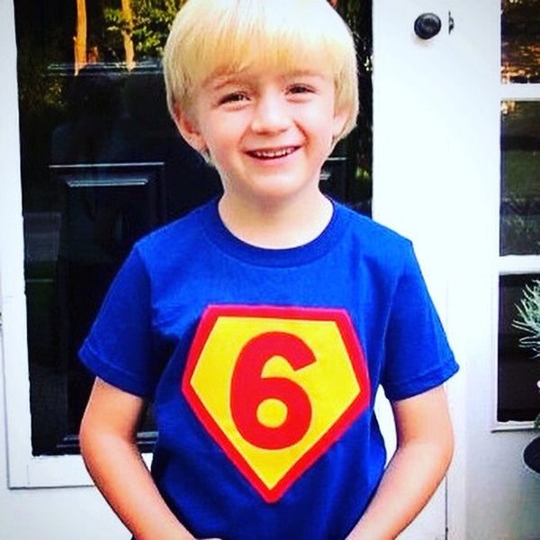 Childrens superhero deals t shirts