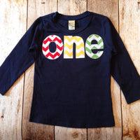 Balloons birthday shirt one 1st Birthday Shirt kids fall outfit primary colors chevron Boy Party red blue yellow green navy balls hot air