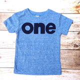 blue boys 1st birthday shirt, mint, boys first birthday, blue shirt with navy one, screenprinted boys outfit, one shirt, boys birthday
